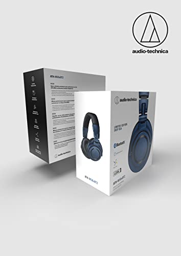 Audio-Technica ATH-M50xBT2DS Wireless Headphone, Deep Sea