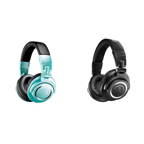 Audio-Technica ATH-M50xBT2IB Wireless Over-Ear Headphones, Ice Blue