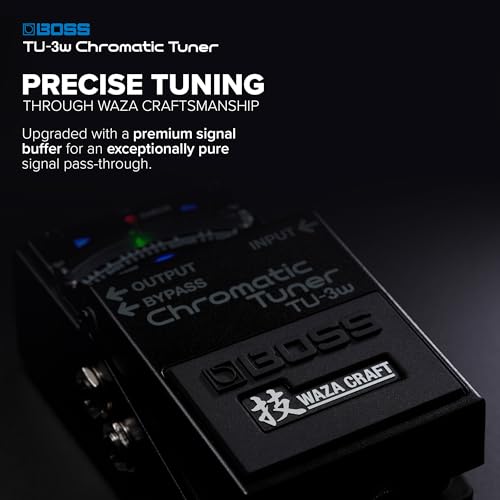 Boss TU-3W Waza Craft Chromatic Tuner with Bypass
