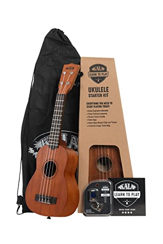 Kala Brand Music Co., 4-String Ukulele, Natural, Soprano (KALALTPS2105)