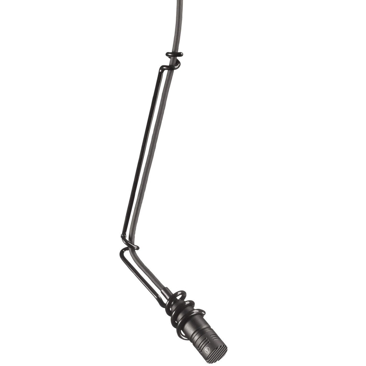 Audio-Technica U853R Cardioid Condenser Hanging Microphone 250 Ohms, Low Profile Design, Black