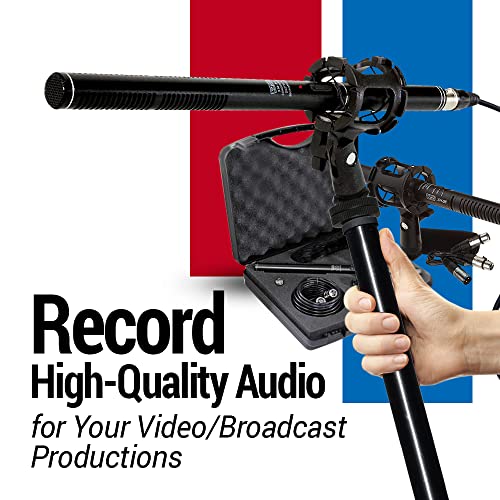 VidPro Professional Video & Broadcast Unidirectional Condenser Microphone Kit