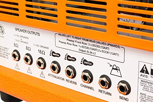 Orange Amps Rockerverb MKIII 100 Tube Guitar Amp Head (Orange)