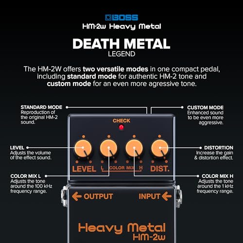 Boss HM-2W Waza Craft Heavy Metal Distortion Pedal