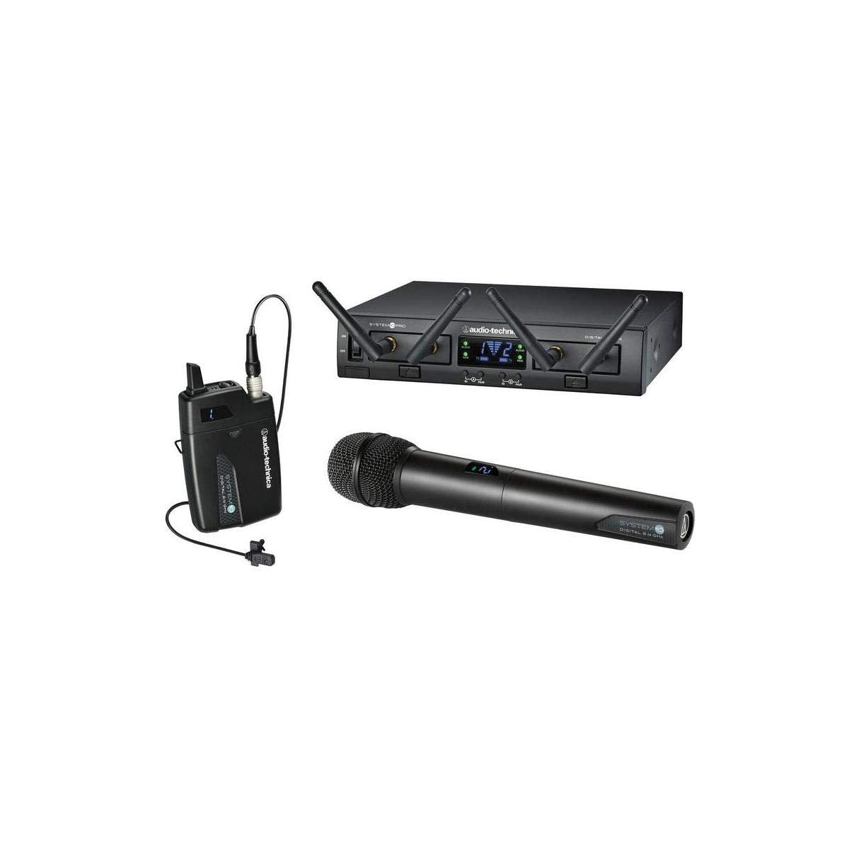 Audio-Technica System 10 Pro Digital Wireless Digital Lavalier/Handheld Combo (ATW-1312/L)