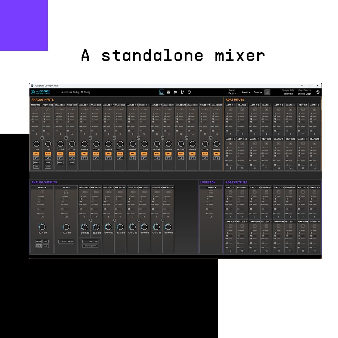 Arturia AudioFuse 16Rig USB Audio Interface