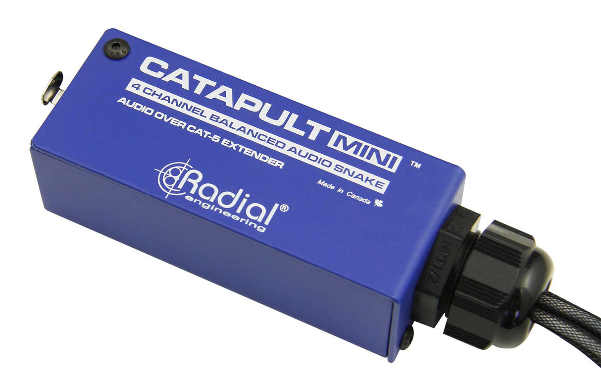 Radial Catapult Mini TRS Cat 5/6 Audio Snake Module with 1/4 inch TRS Connectors