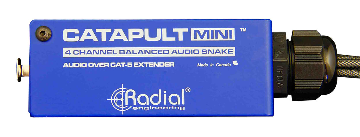 Radial Catapult Mini TRS Cat 5/6 Audio Snake Module with 1/4 inch TRS Connectors