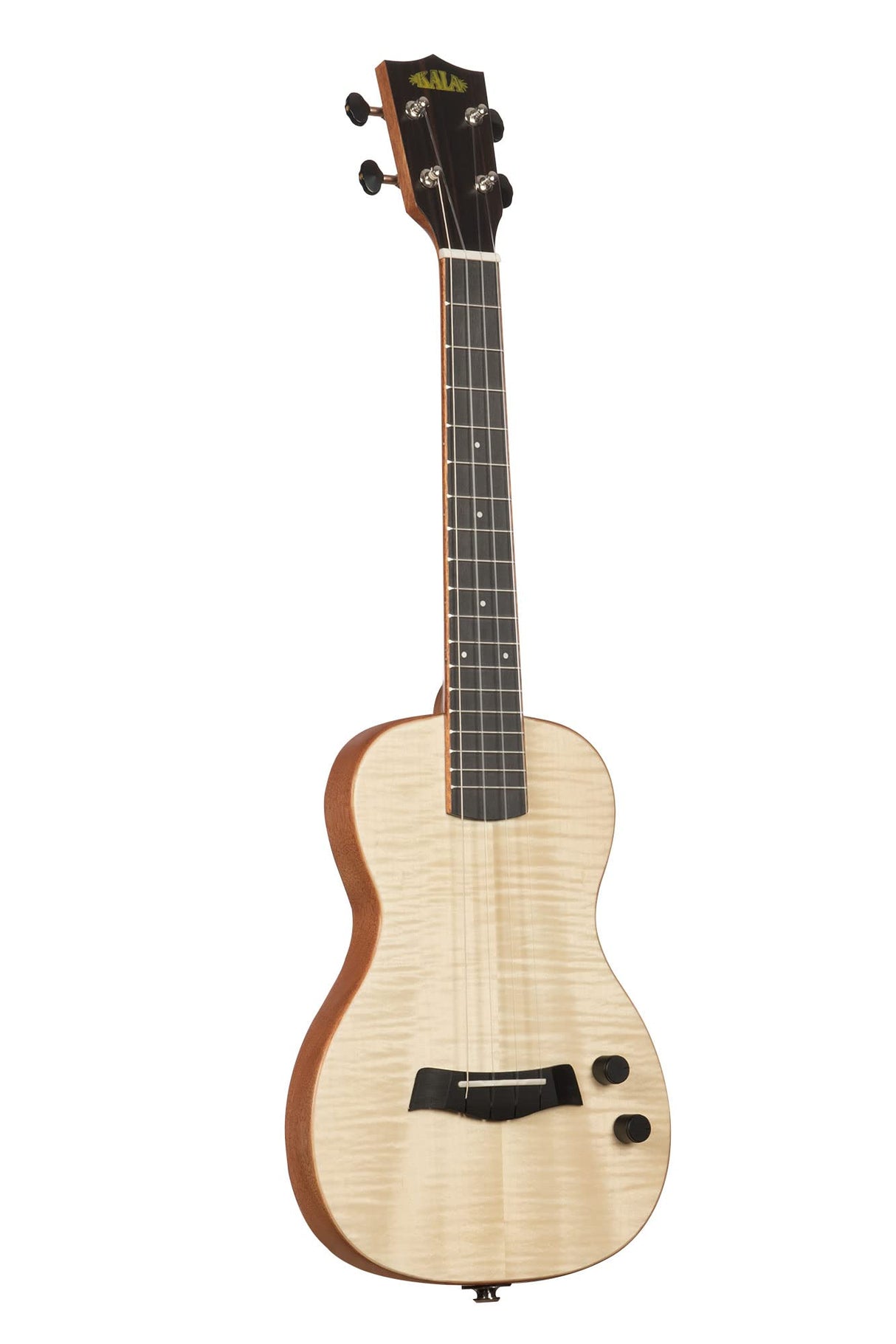 Kala Brand Music Co., 4-String Ukulele, Natural, Tenor (KA-SB-MAP-T_W/Bag)