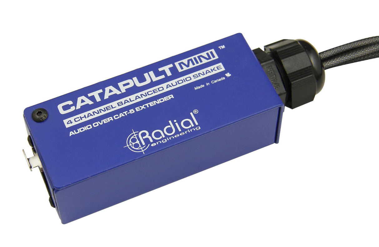 Radial Catapult Mini TRS Cat 5/6 Audio Snake Module with 1/4 inch TRS Connectors
