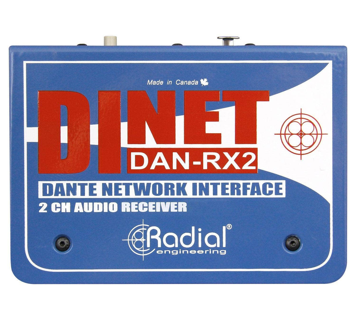 Radial DiNET DAN-RX2 2-Channel Dante Network Receiver