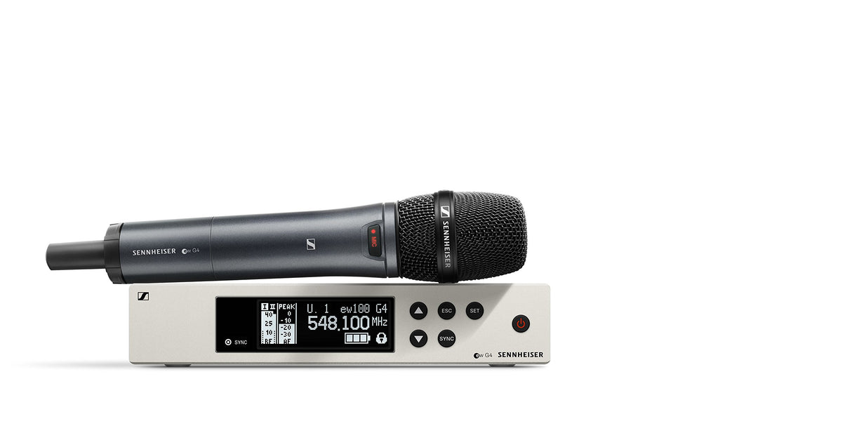 Sennheiser Pro Audio Sennheiser EW 100-G4-865-S-G Wireless Condenser Supercardioid Microphone System - G Band (566-608Mhz)