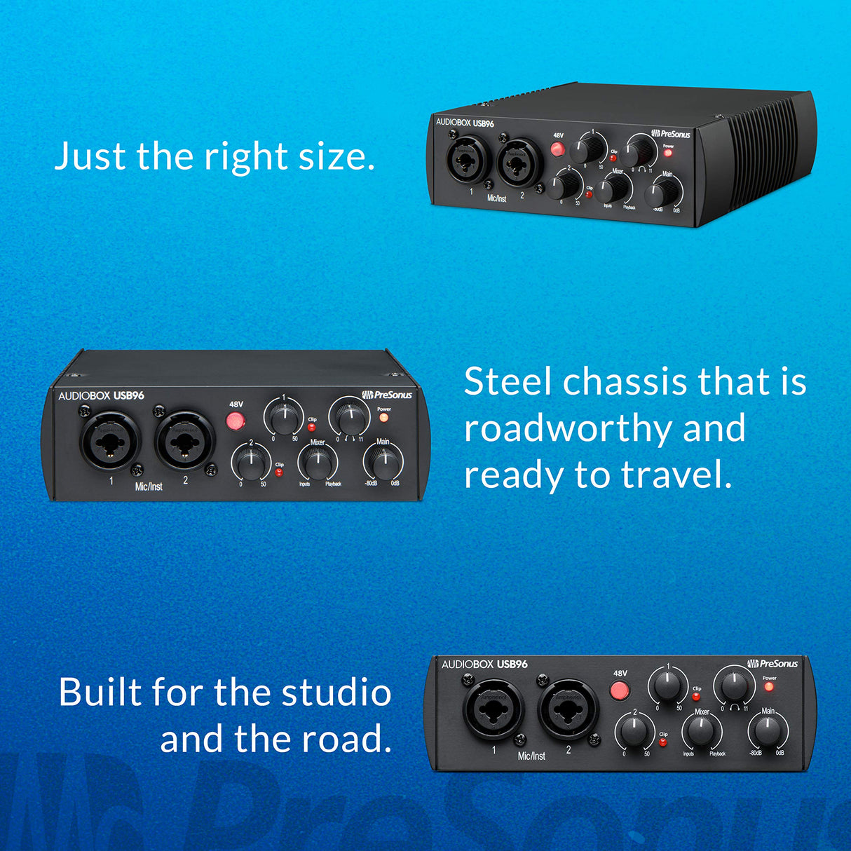 PreSonus AudioBox USB 96 Studio Ultimate Bundle - 25th Anniversary Edition with Studio One Pro Software