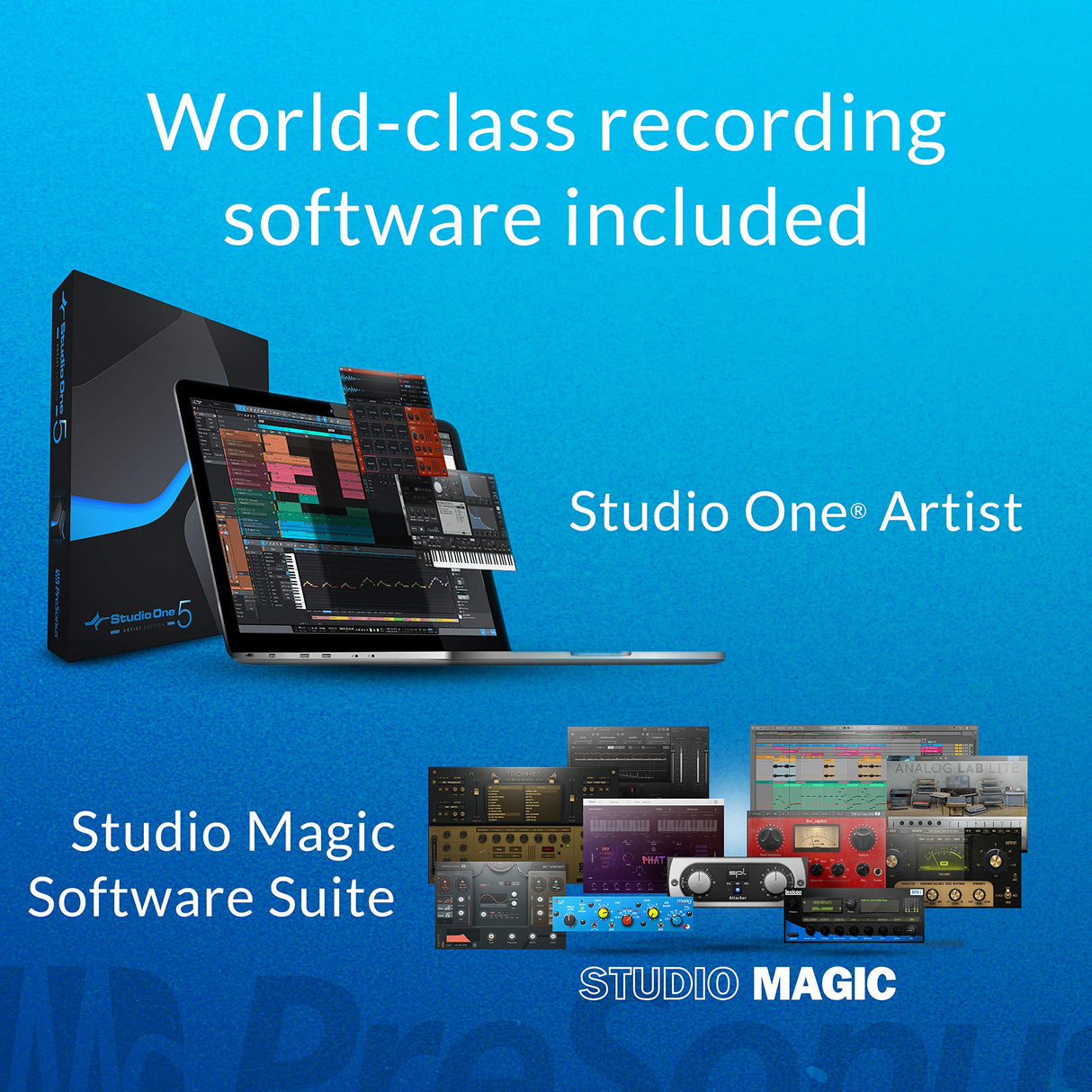 PreSonus AudioBox USB 96 Studio Ultimate Bundle - 25th Anniversary Edition with Studio One Pro Software