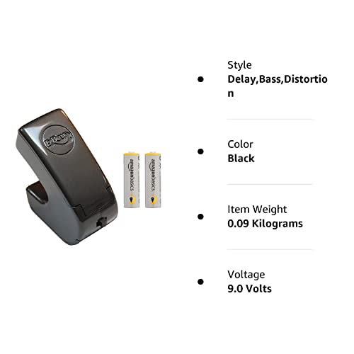 Bundle-3 Items:Plus EBow E-Bow Hand Held Electronic Effect Bow for Guitar and 2 Alkaline 9v Batteries