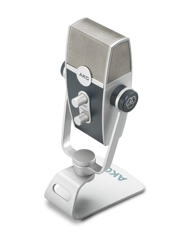 AKG Pro Audio Lyra Ultra-HD, Four Capsule, Multi-Capture Mode, USB-C Condenser Microphone for Recording and Streaming