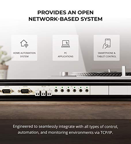 Global Caché GC-100-18R Network Adapter with 18-Inch Rack Mount Kit - Connects RS232 Serial, Relay, Infrared Devices and Smart Sensors to a Wired Ethernet