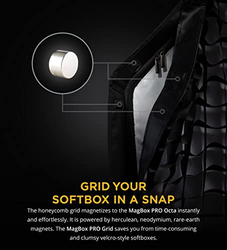 MagMod MagBox PRO 42" Octa Grid - Control and Focus Your Light Efficiently