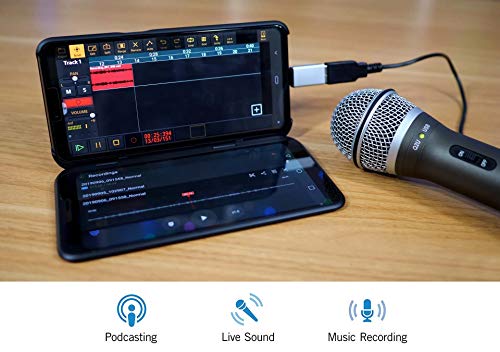 Samson Q2U USB/XLR Dynamic Microphone for Windows, Mac, iOS Devices, Mixers, and PA Systems Bundle with Blucoil 1080p USB Webcam, USB-A Mini Hub, and 3-FT USB 2.0 Type-A Extension Cable