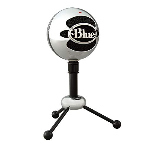 Blue Snowball USB Mic for PC & Mac, Podcast, Gaming, Streaming and Recording Microphone, Omidirectional/Cardioid Condenser
