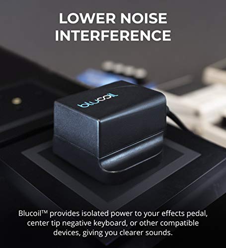 Blucoil 9.6V 200mA Power Supply with Slim UK Plug AC Adapter Center Negative and Over Voltage, Short Circuit Protection - Compatible with BOSS Metronomes/Drum Machines and EHX Effects Pedals