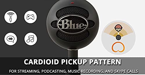 blucoil Logitech C920S HD Pro Webcam with Privacy Shutter - Widescreen Video Calling and Recording Bundle with Blue Snowball iCE USB Mic for Recording and Streaming (Black) USB-A Mini Hub