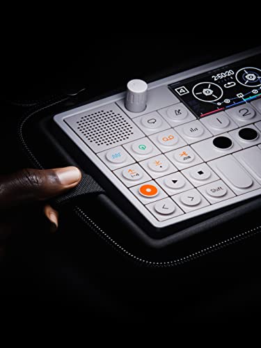 teen age engineer ing OP-1 Portable Synthesizer, Sampler, and Controller with Built-In FM Radio and 4-Track Tape Recorder Bundle with OP-1 Protective Soft Case (Black)