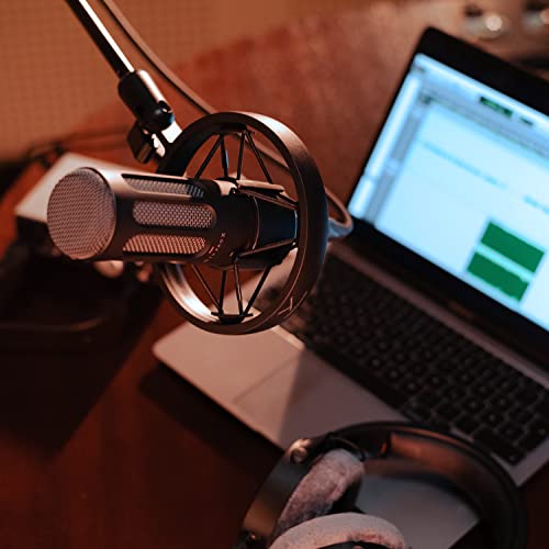 blucoil Beyerdynamic PRO X M70 Professional Front-Addressed Dynamic Microphone Bundle 10' XLR Cable, 5-Pack of Reusable Cable Ties, and 4-Pack of 12 Acoustic Foam Isolation Panel Wedges