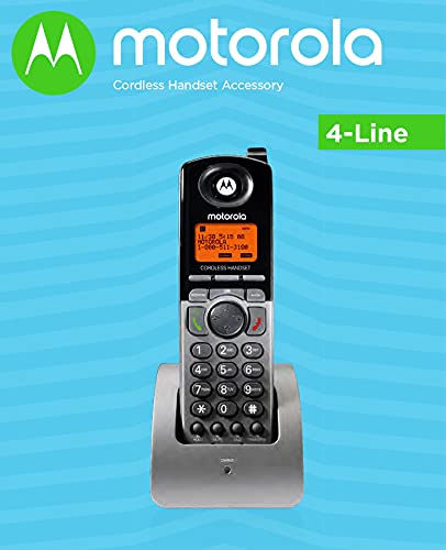Motorola ML1200 DECT 6.0 Expandable 4-Line Cordless Handsets with Digital Receptionist and Voicemail Bundle