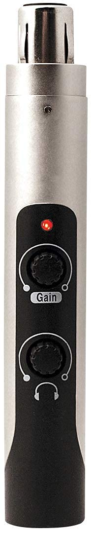 MXL Mic Mate Pro XLR to USB Microphone Preamp for Windows and Mac Bundle with Blucoil 10-FT Balanced XLR Cable, Pop Filter Windscreen, and 5-Pack of Reusable Cable Ties