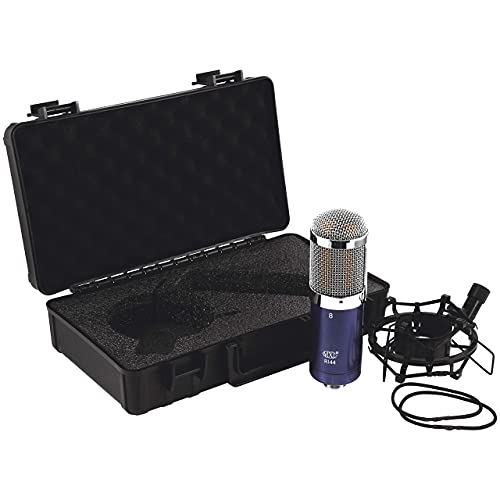 MXL R144 Ribbon Microphone with Shockmount - XLR Connectivity, 1.8-Micron Aluminum Ribbon Capsule, Captures Warm, Silky Characteristics