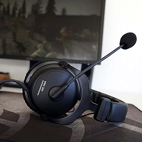 blucoil Beyerdynamic MMX 300 (2nd Generation) Premium Gaming Headset Bundle USB Gaming Controller for Windows/Mac/PS4, Y Splitter and 6' 3.5mm Extension Cables, Headphone Hook, and 5X Cable Ties