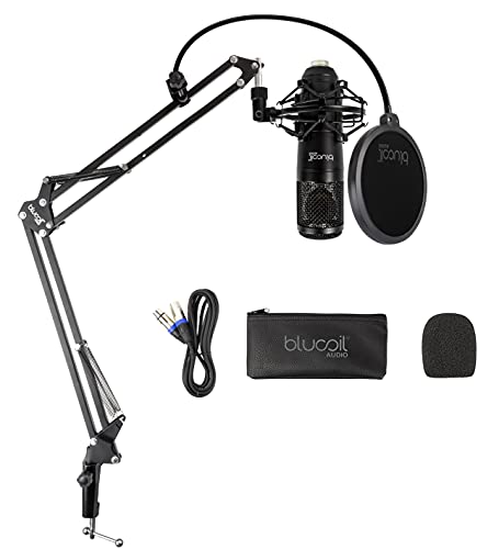 Blucoil Cardioid Condenser Studio XLR Microphone Var