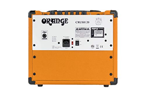 Orange Crush 20 Twin-Channel 20W Guitar Amplifier, Orange (Renewed)