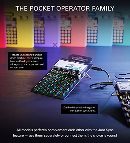 Teenage Engineering TE010AS012 PO-12 Rhythm Drum Machine & Sequencer