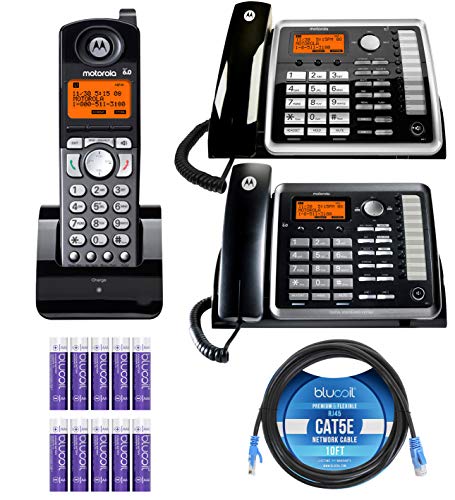 Motorola ML25254 2-Line Business Phone with Digital Answering System Bundle