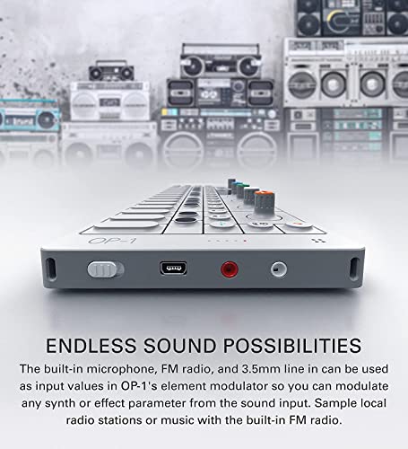 Teenage Engineering OP1 Portable Synthesizer / Sampler / Controller Keyboard (Certified Refurbished)