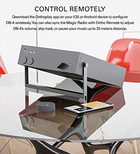 teenage engineering OB-4 Magic Radio Portable Stereo Speaker with Built-in Loop Recorder and Tape Transport (Renewed)