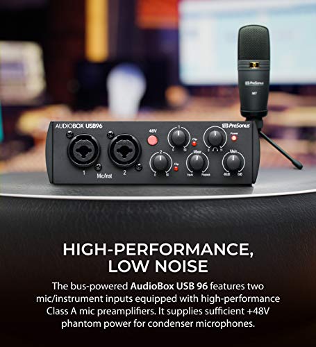 blucoil Beyerdynamics DT 990 PRO 250 Ohm Over-Ear Studio Headphones Bundle with AudioBox USB 96 25th Anniversary Edition, 6' Audio Extension Cable, and Slappa HardBody PRO Headphone Case