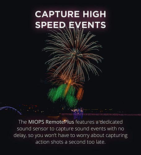 MIOPS Mobile RemotePlus Smart Camera Trigger for High Speed Photography with Laser/Sound/Lightning Detection Sensor - SA1 Cable for Samsung Cameras