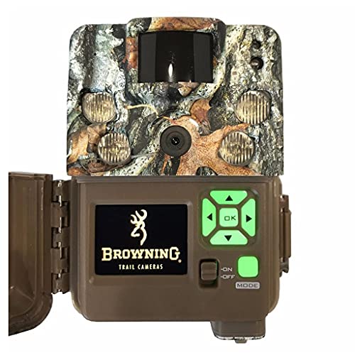 Browning BTC-5HDPX Strike Force Pro X Trail Camera for Outdoor Surveillance, Camo Bundle with Blucoil 32GB SDHC Memory Card, 6.5' Cable Lock, 4 AA Batteries, 5X Cable Ties, and VidPro Card Reader