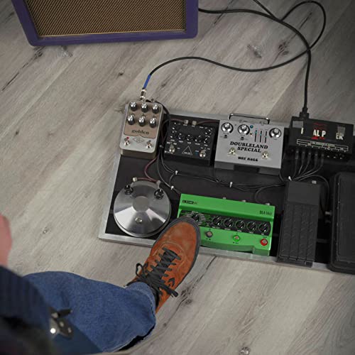 Line 6 DL4 MkII Delay Modeling Effects Pedal with Built-In Looper and MIDI Bundle with Blucoil 10' Straight Instrument Cable (1/4"), 2-Pack of Pedal Patch Cables, and 4-Pack of Celluloid Guitar Picks