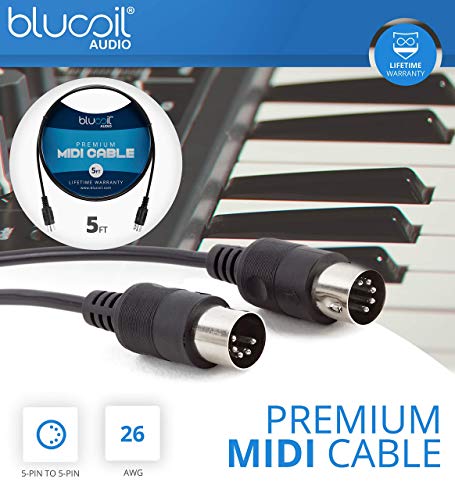 MOOER GE250 Guitar Amp Modelling and Multi-Effects Pedal Bundle with Blucoil 2-Pack of 10-FT Balanced XLR Cables, 10' Straight Instrument Cable (1/4"), 5' MIDI Cable, and 2-Pack of Pedal Patch Cables