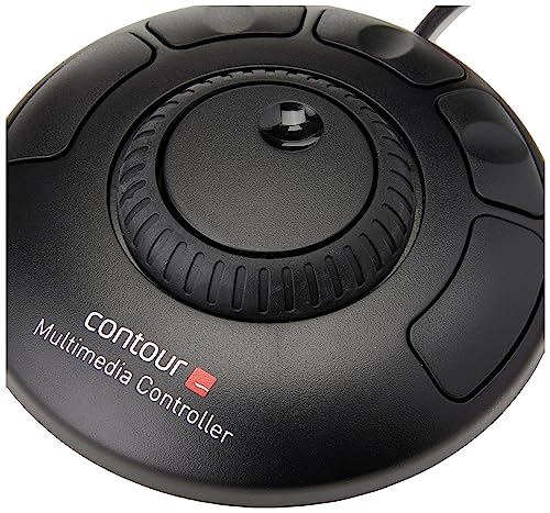 Contour Multimedia Controller Family | Ergonomic Jog Dial for Video Music Image Editor | USB Multimedia controller for PC and Mac | Alloy Jog Ring