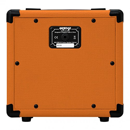 Orange Amps PPC108 1x8 Closed Back Speaker Cabinet, Orange Bundle with Blucoil Wireless Mic System, and Samson R21S Dynamic Microphone