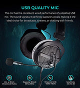 Antlion Audio ModMic USB Attachable Noise-Cancelling Microphone with Mute Switch Bundle with Blucoil 1080p USB Webcam, USB Conference Speakerphone, USB-A Mini Hub, and 3' USB Extension Cable
