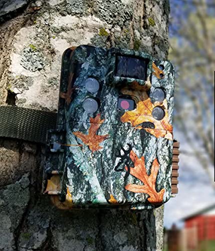 Browning BTC-5HDPX Strike Force Pro X Trail Camera for Outdoor Surveillance, Camo Bundle with Blucoil 32GB SDHC Memory Card, 6.5' Cable Lock, 4 AA Batteries, 5X Cable Ties, and VidPro Card Reader