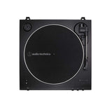 Audio Technica AT-LP60XBT Fully Automatic Wireless Bluetooth Belt-Drive Turntable (Black) Bundle with Blucoil 2-in-1 Vinyl Cleaning Kit, 2X LP Inner Sleeves, and 12" Turntable Slipmat