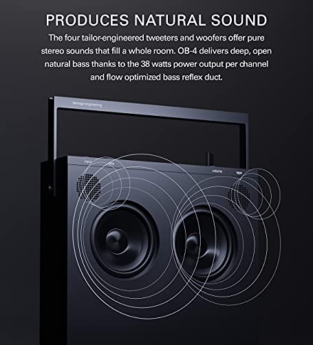 teenage engineering OB-4 Magic Radio Portable Stereo Speaker with Built-in Loop Recorder and Tape Transport (Renewed)