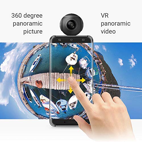 Insta360 360 VR Camera Insta360 Air (Micro USB) - CINMAIR/B, Black, compact (Renewed)